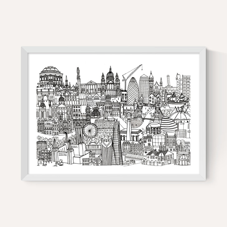 London Jungle Black and White