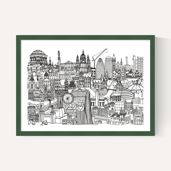 London Jungle Black and White