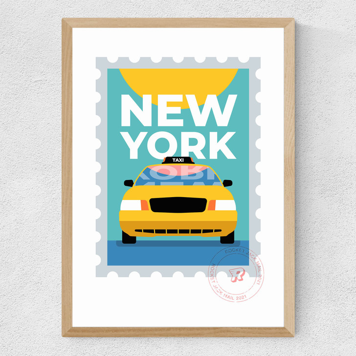 New York by Rocket Jack Medium Oak Frame