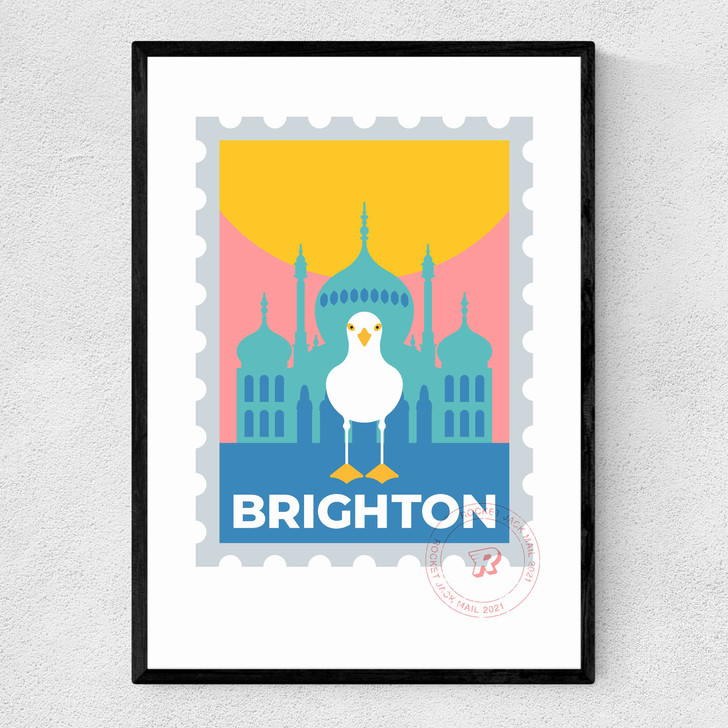 Brighton by Rocket Jack Narrow Black Frame