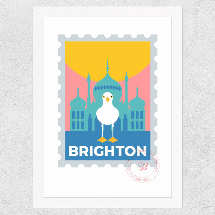 Brighton by Rocket Jack Wide White Frame