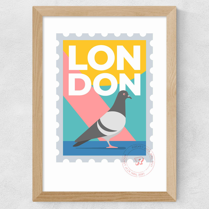 London by Rocket Jack Wide Oak Frame London by Rocket Jack Wide Oak Frame