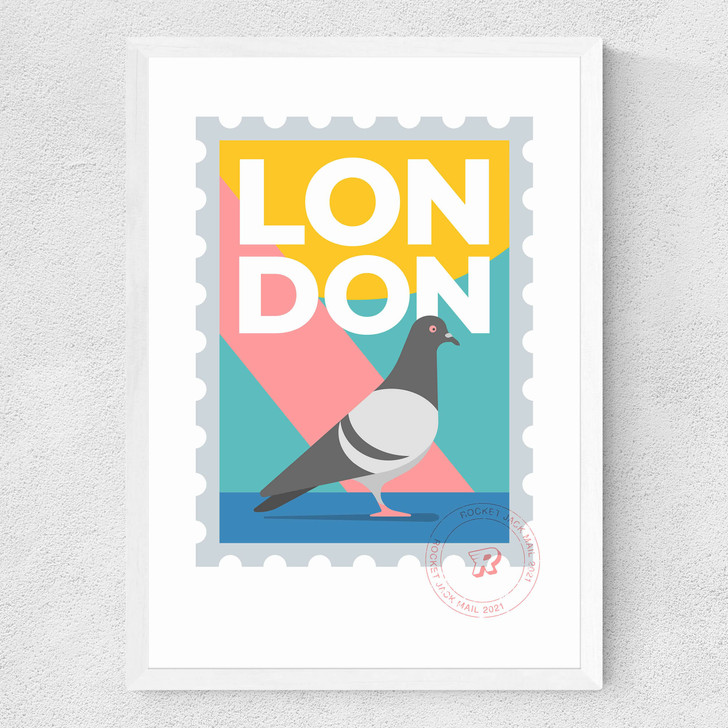 London by Rocket Jack Medium White Frame