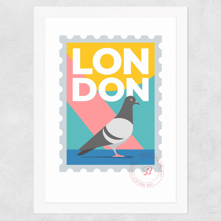 London by Rocket Jack Wide White Frame