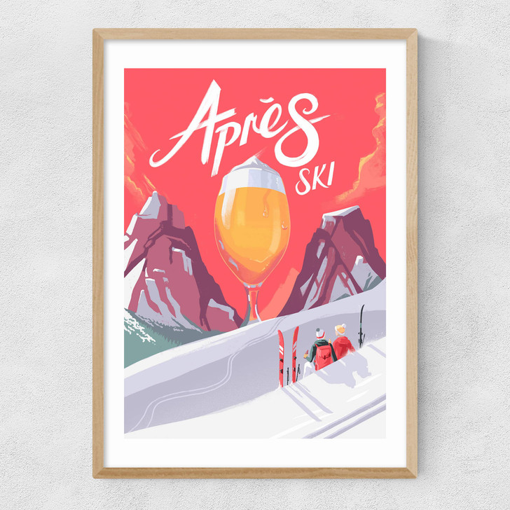 Apre's Ski Narrow Oak Frame