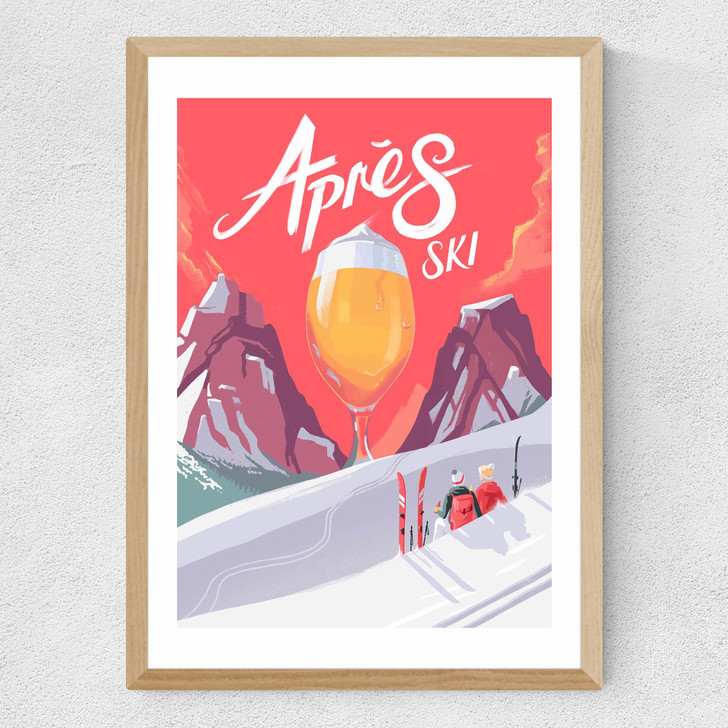 Apre's Ski Medium Oak Frame