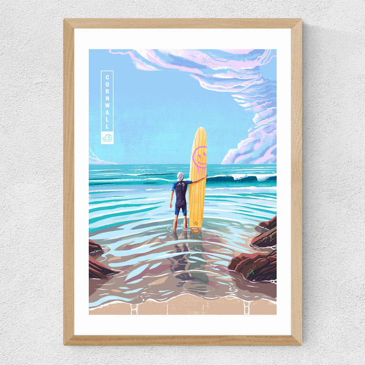 Surf Cornwall Medium Oak Frame Surf Cornwall Medium Oak Frame