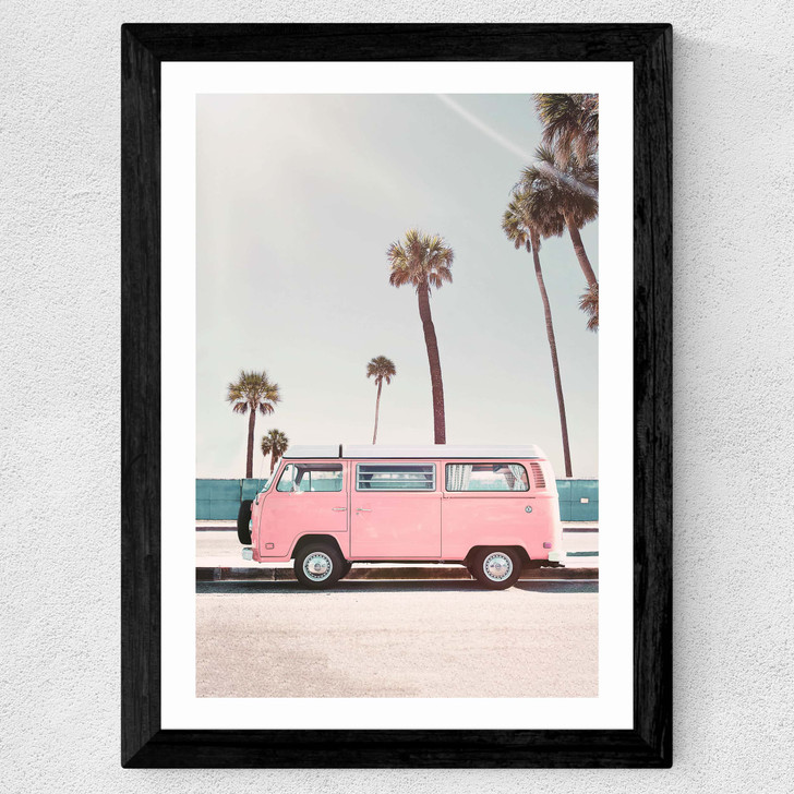 Pink Van Wide Black Frame Pink Van Wide Black Frame