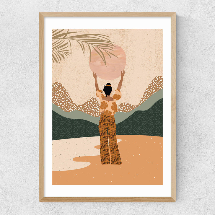 Mother Earth Narrow Oak Frame Mother Earth Narrow Oak Frame