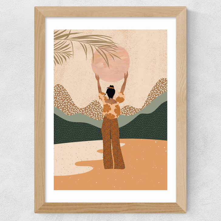 Mother Earth Wide Oak Frame Mother Earth Wide Oak Frame