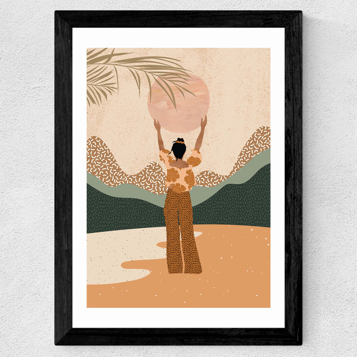 Mother Earth Wide Black Frame