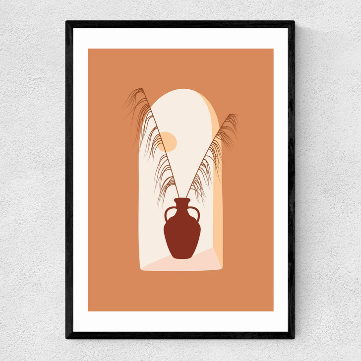 Uva Grass Narrow Black Frame