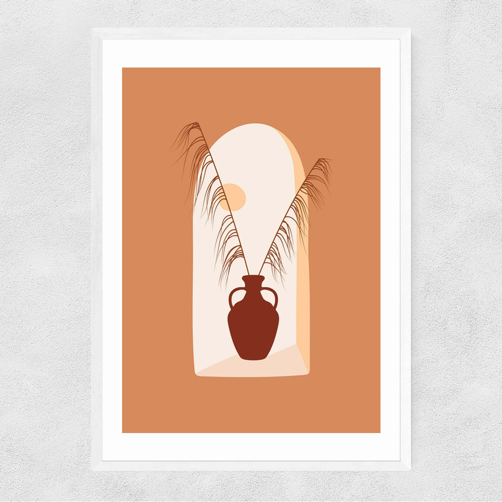 Uva Grass Narrow White Frame