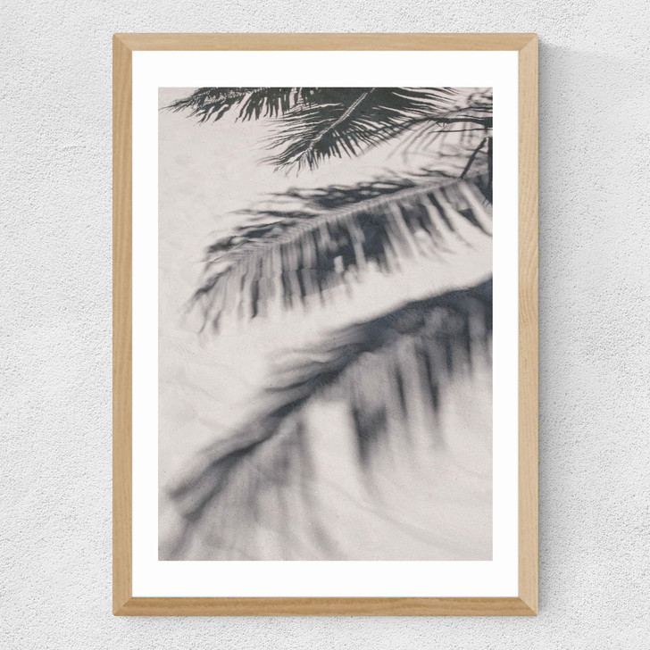 Sunshine on the Beach Medium Oak Frame