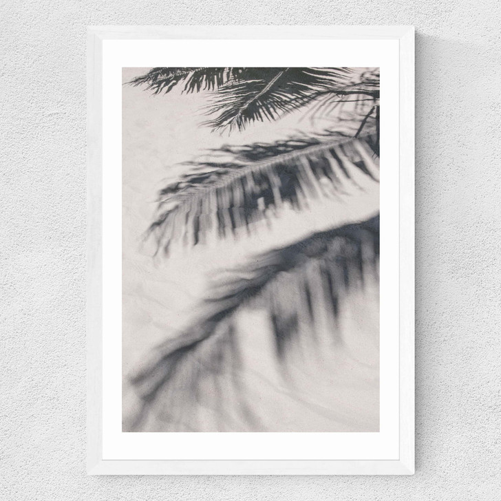 Sunshine on the Beach Medium White Frame