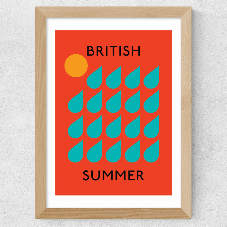 British Summer Wide Oak Frame British Summer Wide Oak Frame