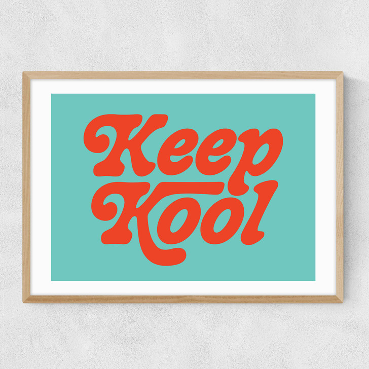 Keep Kool Narrow Oak Frame Keep Kool Narrow Oak Frame