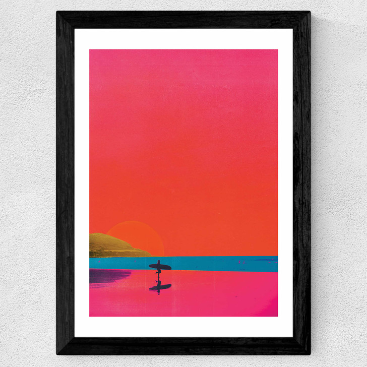 Surfs Up by Limbo and Ginger Wide Black Frame
