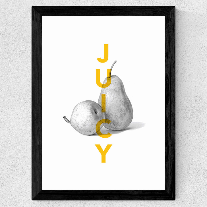 Juicy Pears Wide Black Frame Juicy Pears Wide Black Frame