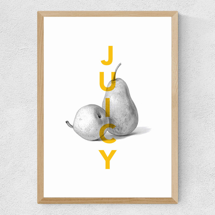 Juicy Pears Medium Oak Frame
