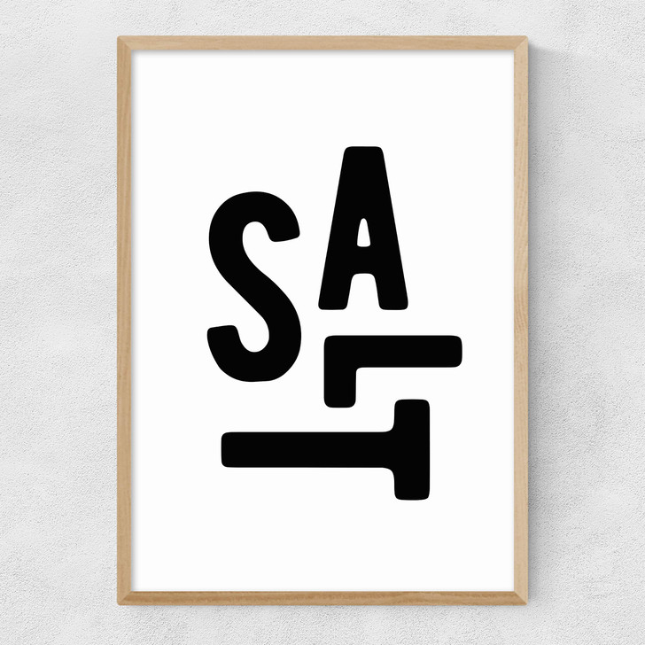 Salt Narrow Oak Frame