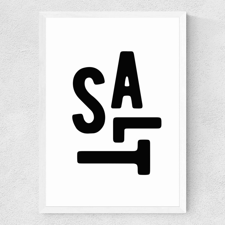 Salt Medium White Frame