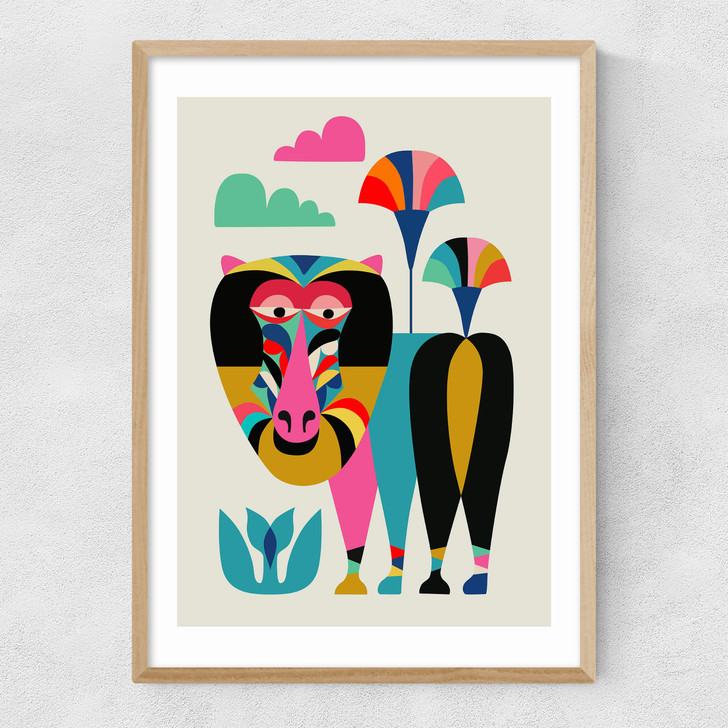 Baboon Narrow Oak Frame Baboon Narrow Oak Frame