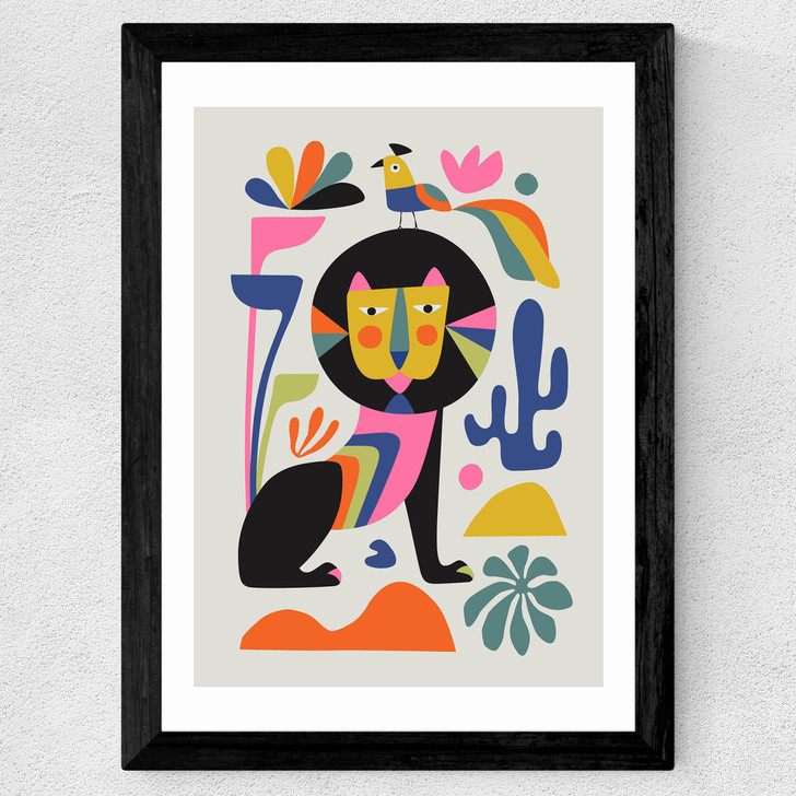 Black Lion Wide Black Frame Black Lion Wide Black Frame