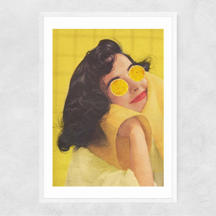 Squeeze the Day Narrow White Frame Squeeze the Day Narrow White Frame