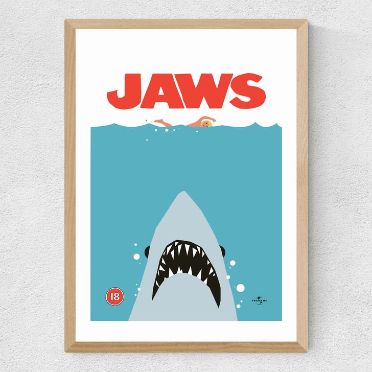 Jaws by Limbo and Ginger Medium Oak Frame