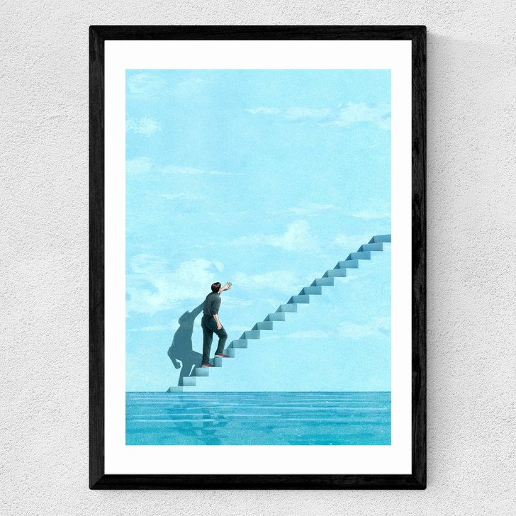 The Exit Medium Black Frame