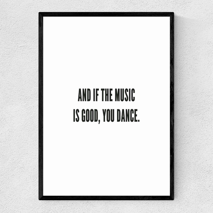 You Dance Narrow Black Frame