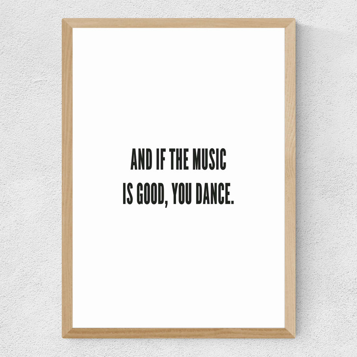 You Dance Medium Oak Frame