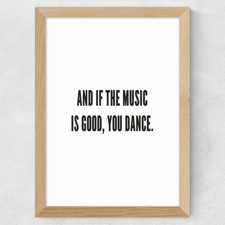 You Dance Wide Oak Frame