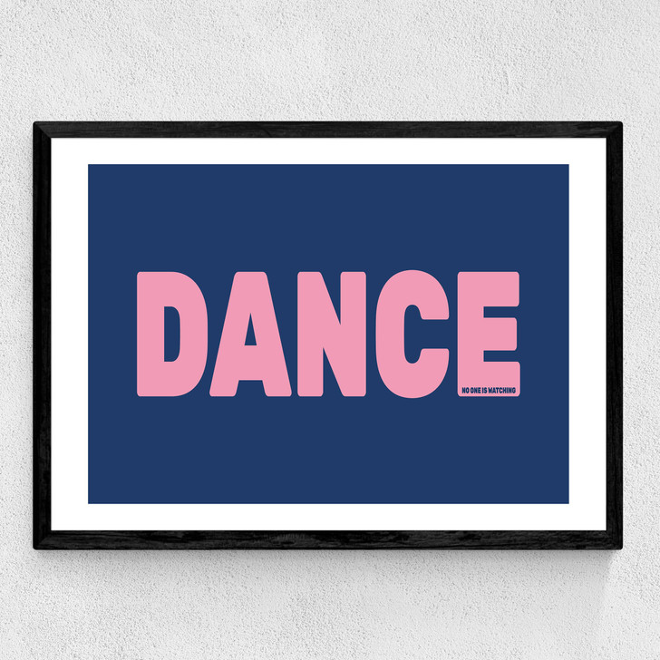 Dance Blue Medium Black Frame