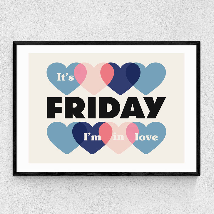 Friday Narrow Black Frame
