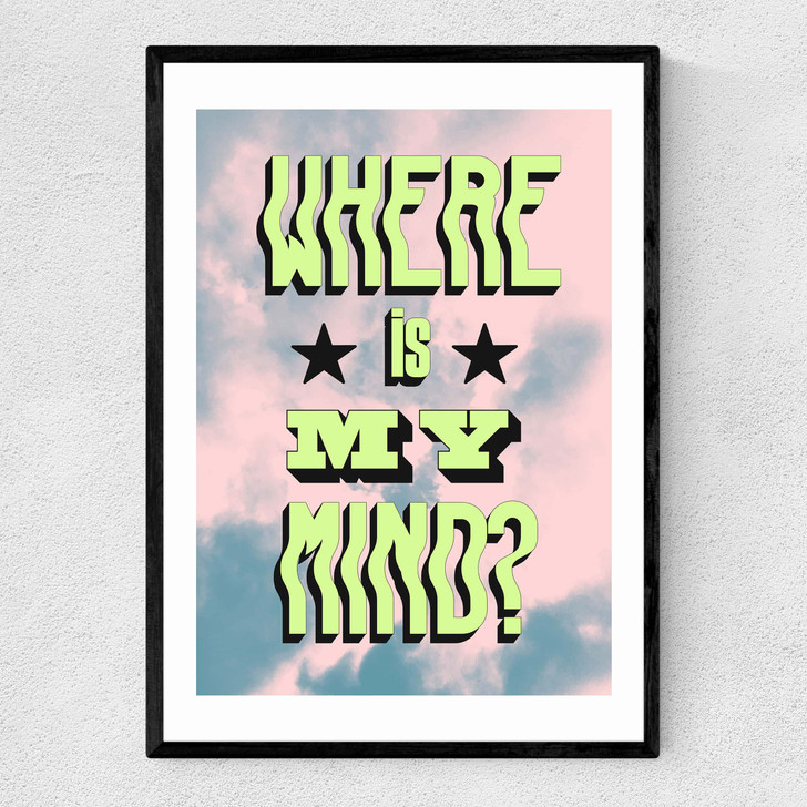 My Mind Narrow Black Frame My Mind Narrow Black Frame