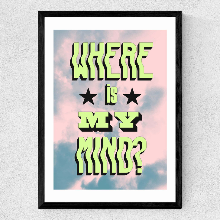 My Mind Medium Black Frame My Mind Medium Black Frame