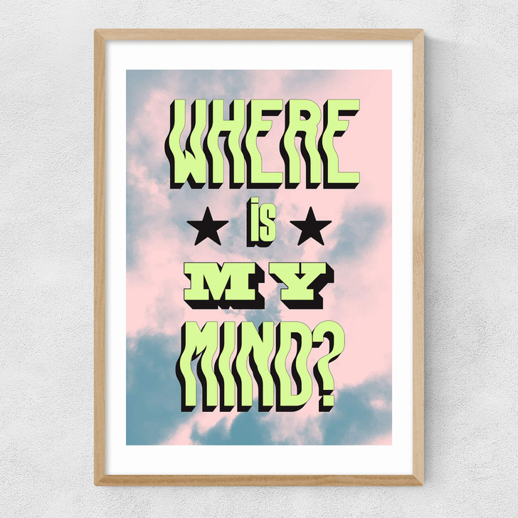 My Mind Narrow Oak Frame My Mind Narrow Oak Frame