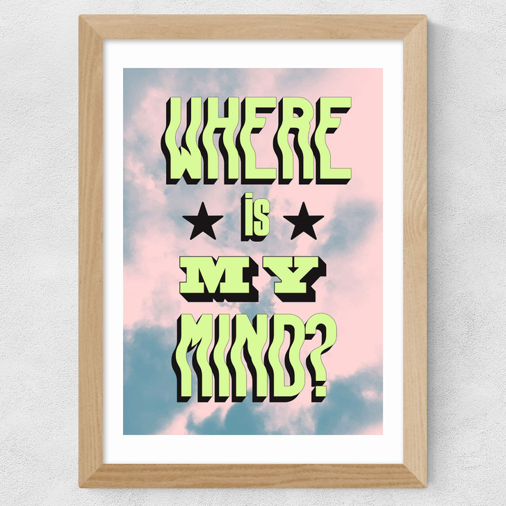 My Mind Wide Oak Frame My Mind Wide Oak Frame