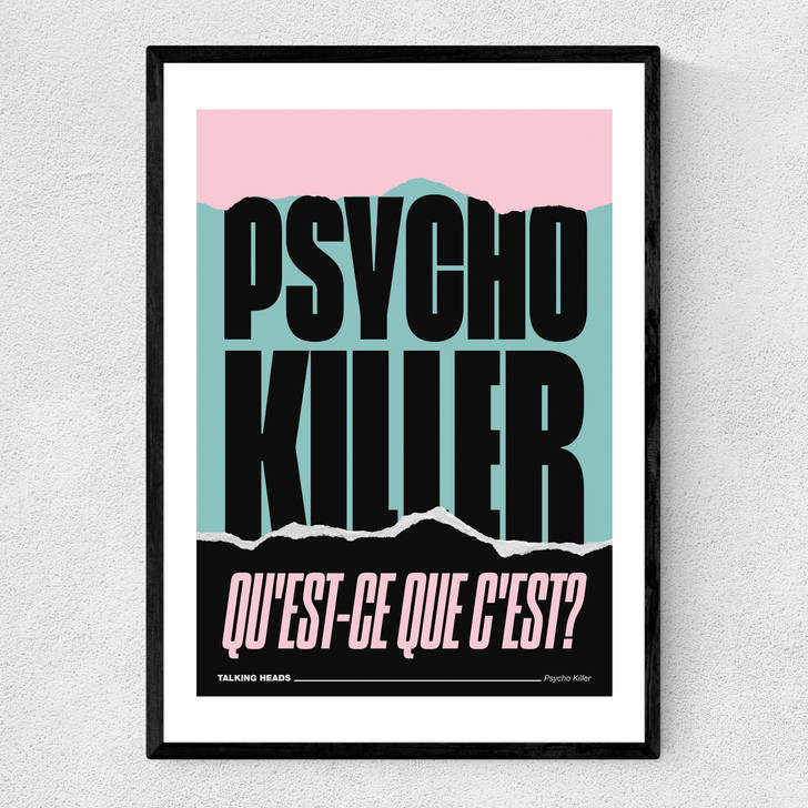 Psycho Narrow Black Frame