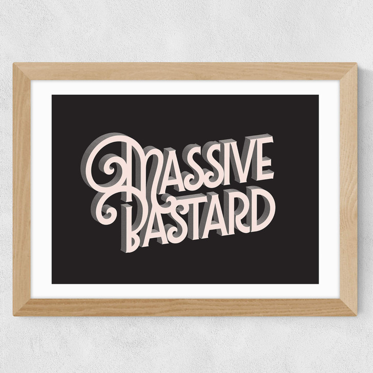 Massive Bstard Wide Oak Frame Massive Bstard Wide Oak Frame