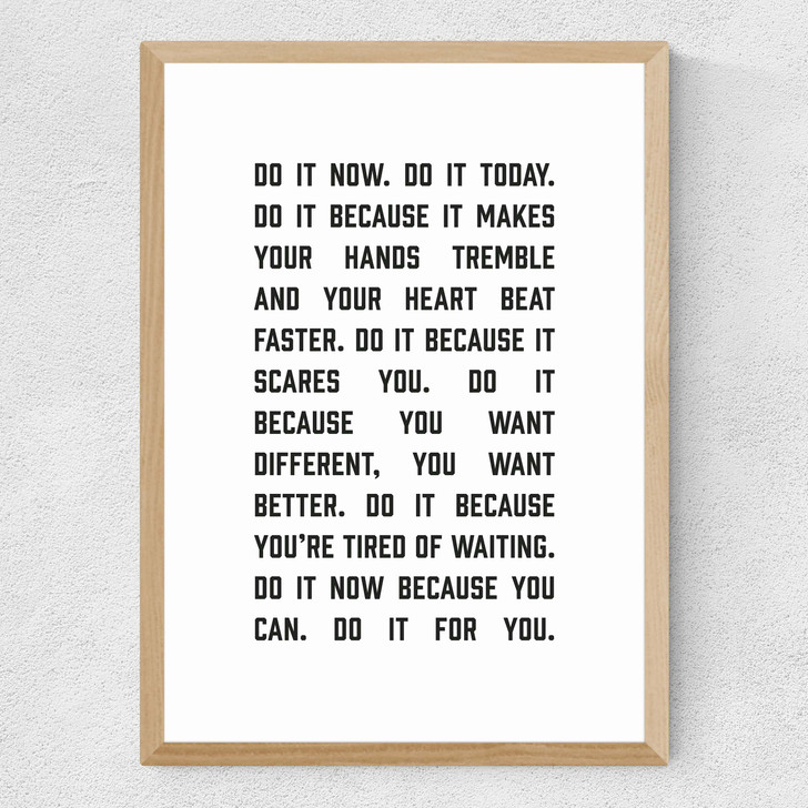 Do It For You Medium Oak Frame