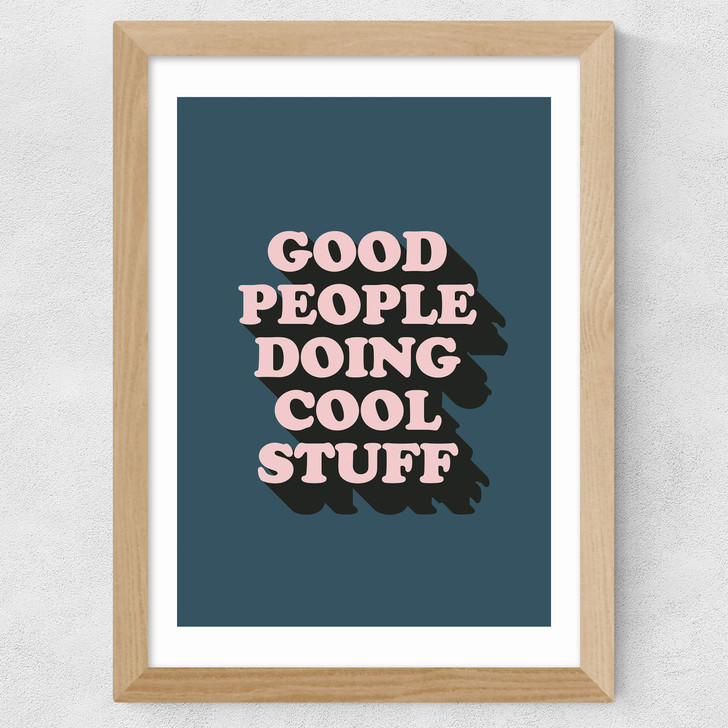 Good People Wide Oak Frame