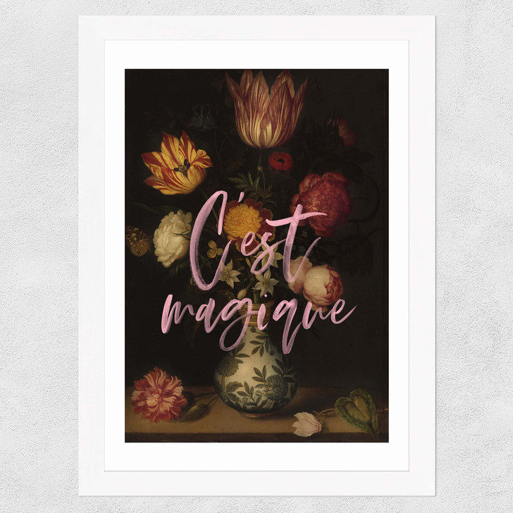 C'est Magique Wide White Frame C'est Magique Wide White Frame