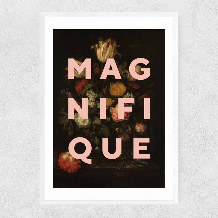 Magnifique Narrow White Frame