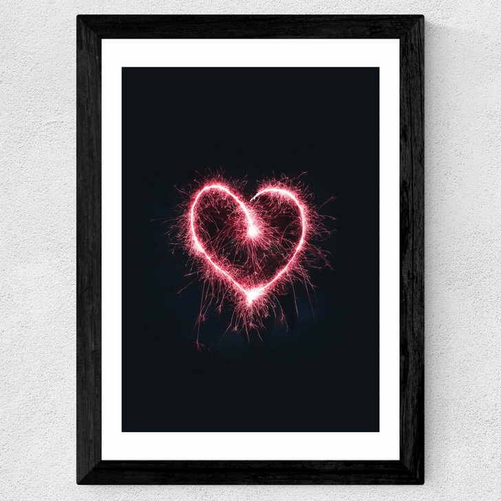 Hearts on Fire Wide Black Frame