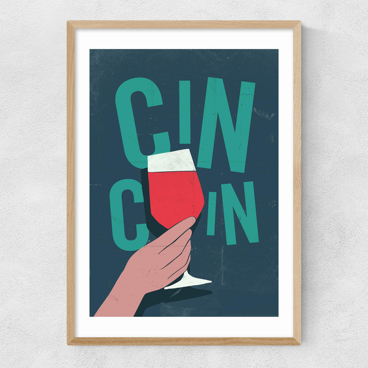 Cin Cin Narrow Oak Frame Cin Cin Narrow Oak Frame