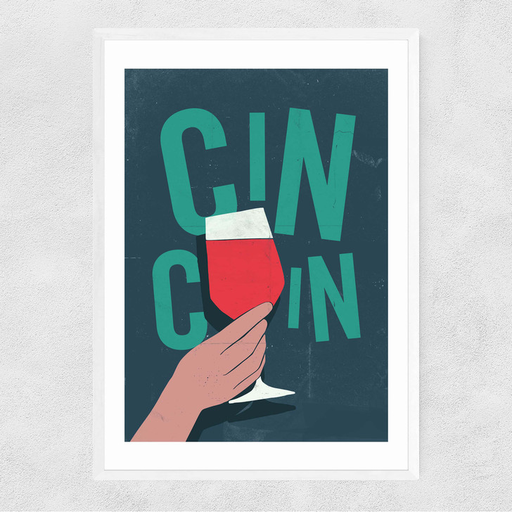 Cin Cin Narrow White Frame Cin Cin Narrow White Frame