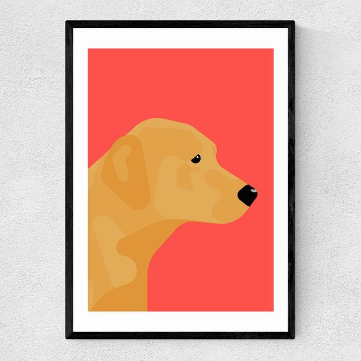 Labrador Narrow Black Frame